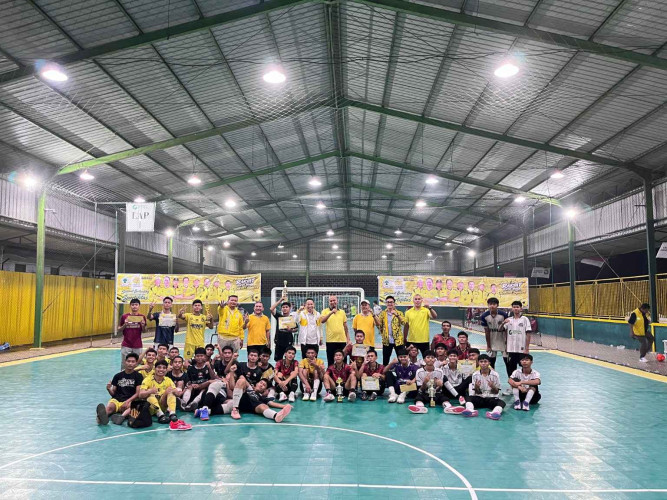 Golkar Siak Sukses Gelar Turnamen Futsal HUT ke-62, 17 Tim Pelajar Berkompetisi